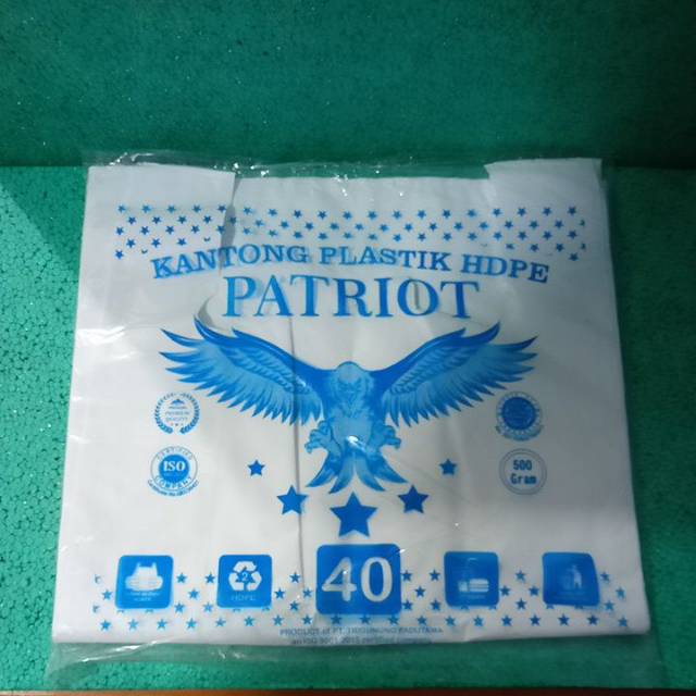 Kantong Plastik HDPE Putih Besar 40