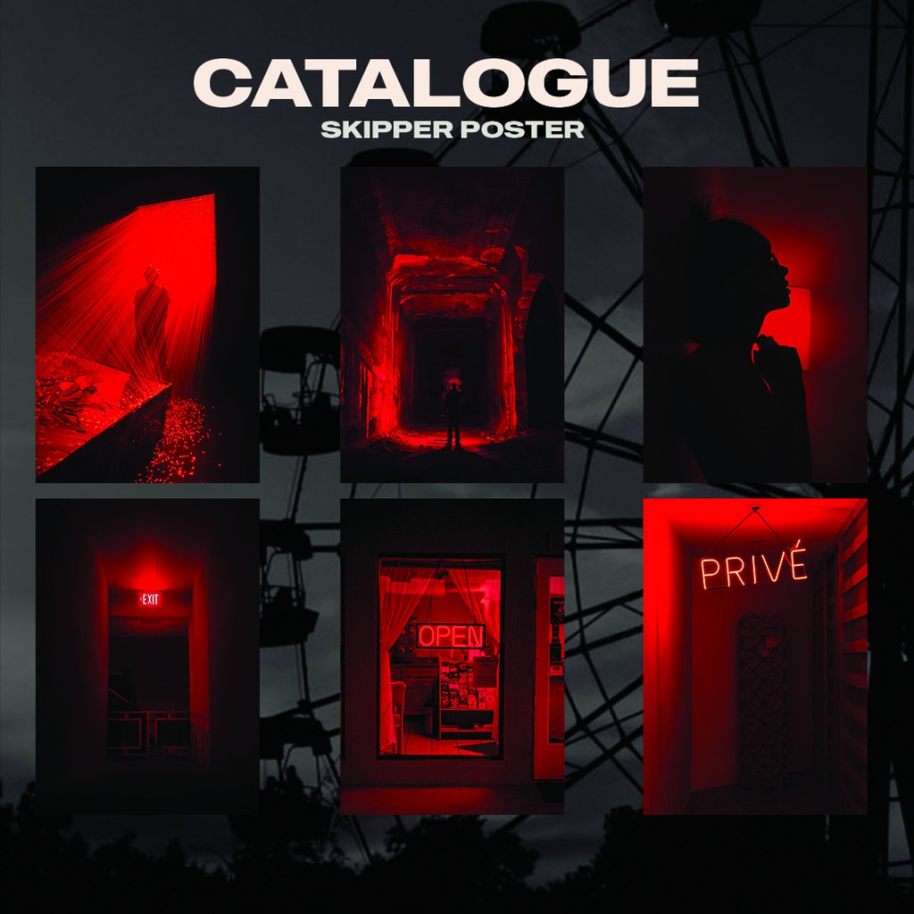 10 PCS POSTER AESTHETIC/ POSTER DINDING/ POSTER KAMAR/ POSTER CUSTOM/ BLACK & RED SERIES