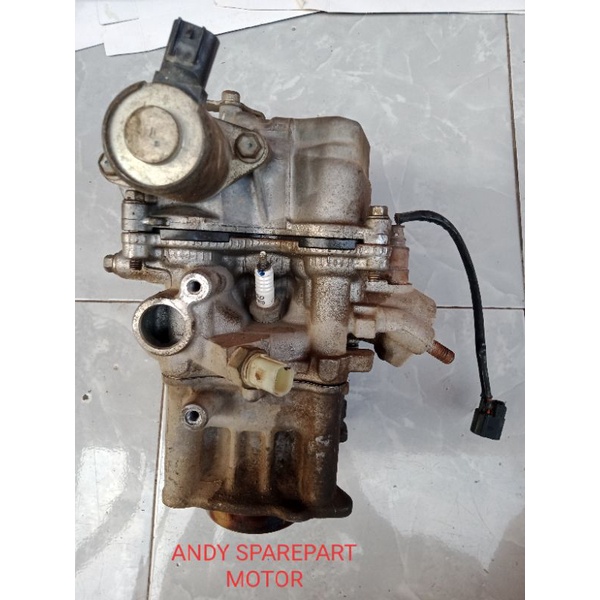 Blok Head Full Isi Cylinder Head Blok Boring Seher Piston Yamaha Lexi / ORIGINAL