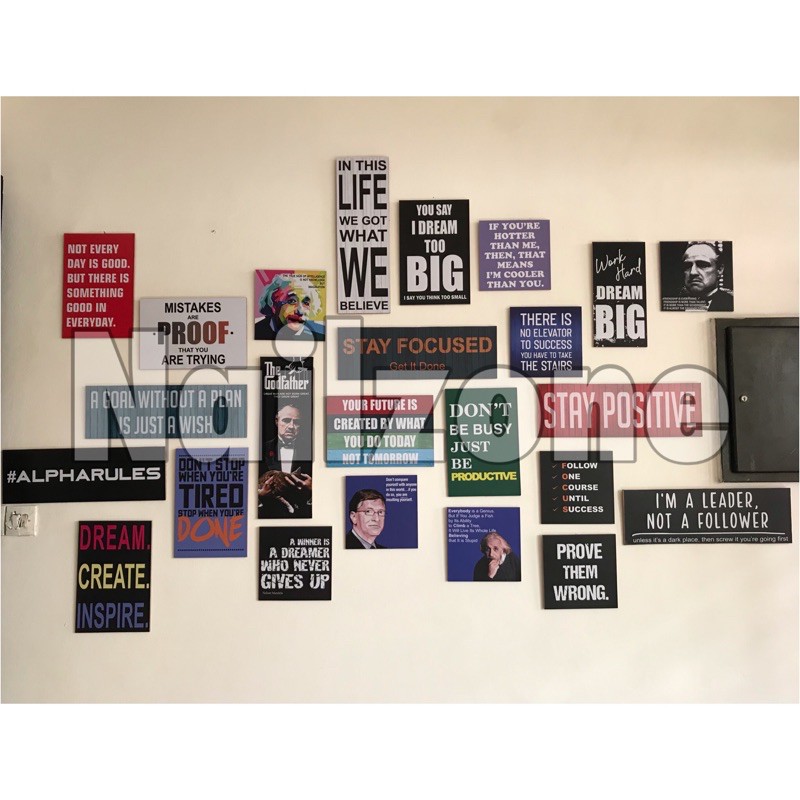 24 Pcs Poster Kayu Podcast Deddy Corbuzier 1 SET Walldecor Hiasan dinding Smart People Youtuber