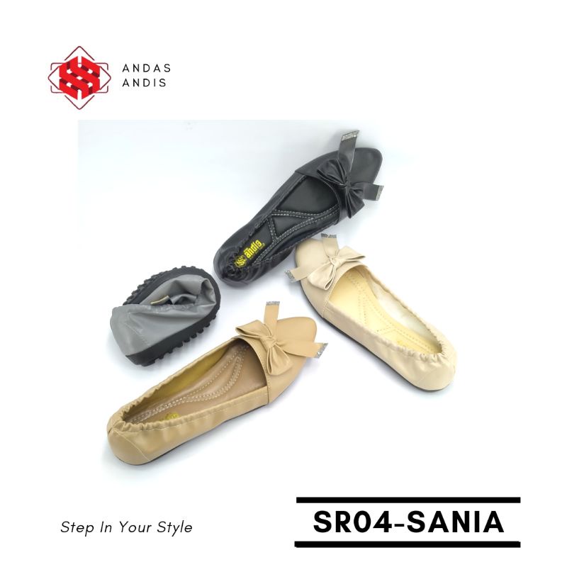 Andas Andis - Sepatu Flatshoes Wanita Ballerina Sania