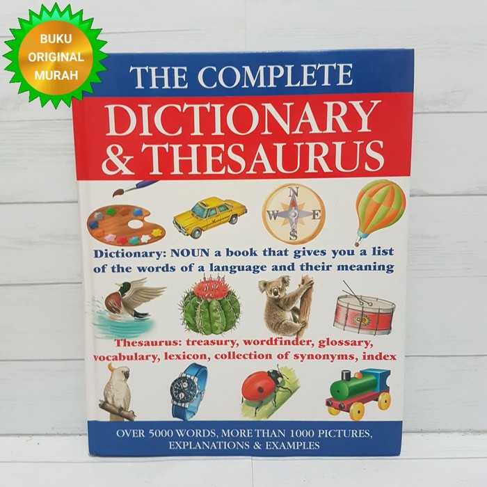 Jual ORIGINAL The Complete Dictionary & Thesaurus Shopee Indonesia
