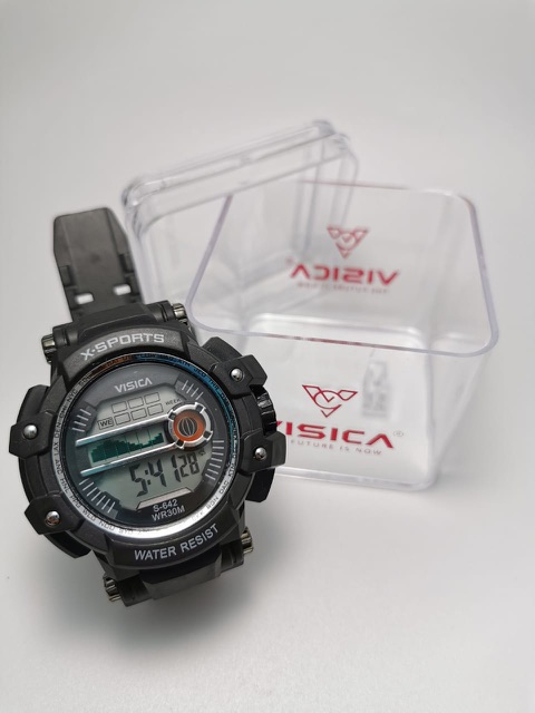 Jam Tangan VISICA kode 642 Tali Rubber Diameter 5 cm