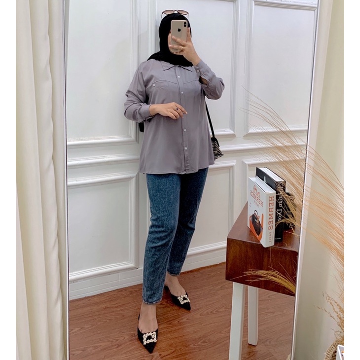 VIKY BLOUSE RAYON TWILL