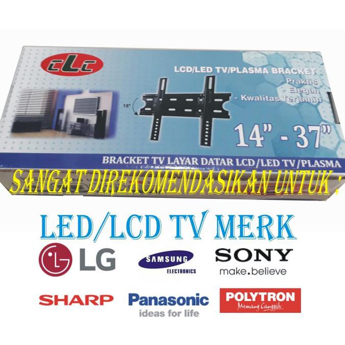 [[BISA COD]] Bracket untuk TV Sharp , Samsung, LG , dll LED ukuran 14 - 32