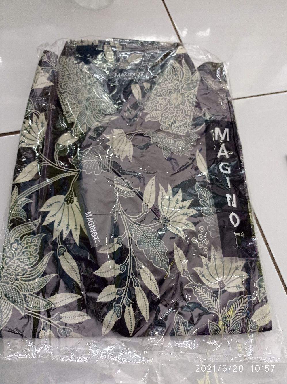 Maginot Kemeja Batik Pria Asoka-ss Lengan Pendek