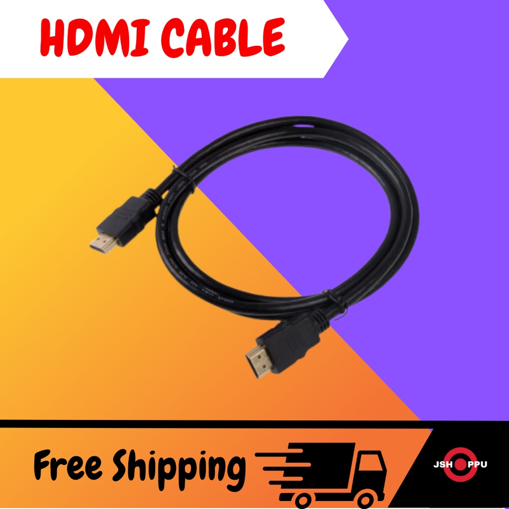 Kabel HDMI Cable HDMI TV  Proyektor Laptop PS XBOX HP TV SUPPORT 4K HD Full hd HIGH QUALITY