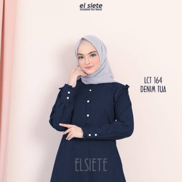 Gamis elsiete . Lct 164 (denim)