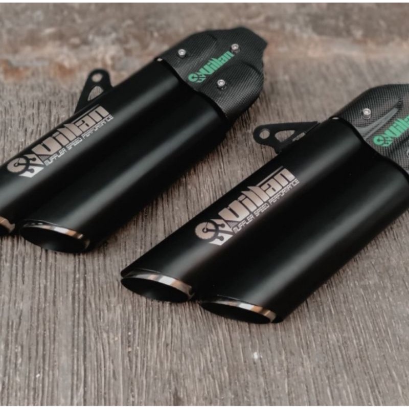 KNALPOT VILLAN TYPE DANTE2 SLIPON CBR250RR NINJA250 R25 MT25