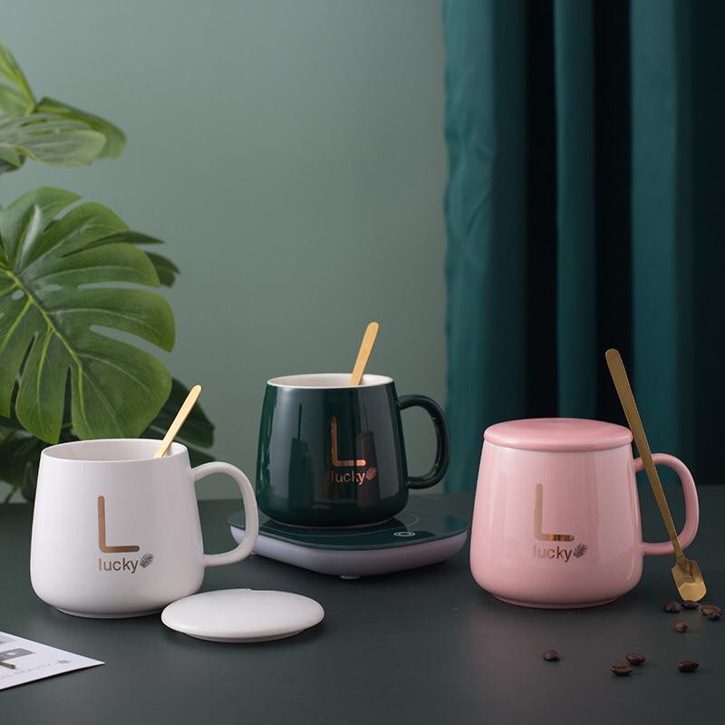 1 Set Cangkir Elegant Coffee Tea Lengkap Dengan Warmer Cup Kit