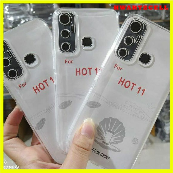 NEW COVER CASING COVER BENING INFINIX HOT 11 NEW SOFTCASE ANTI CRACK JELLY COVER BENING HD Case Transparan ( by TA)