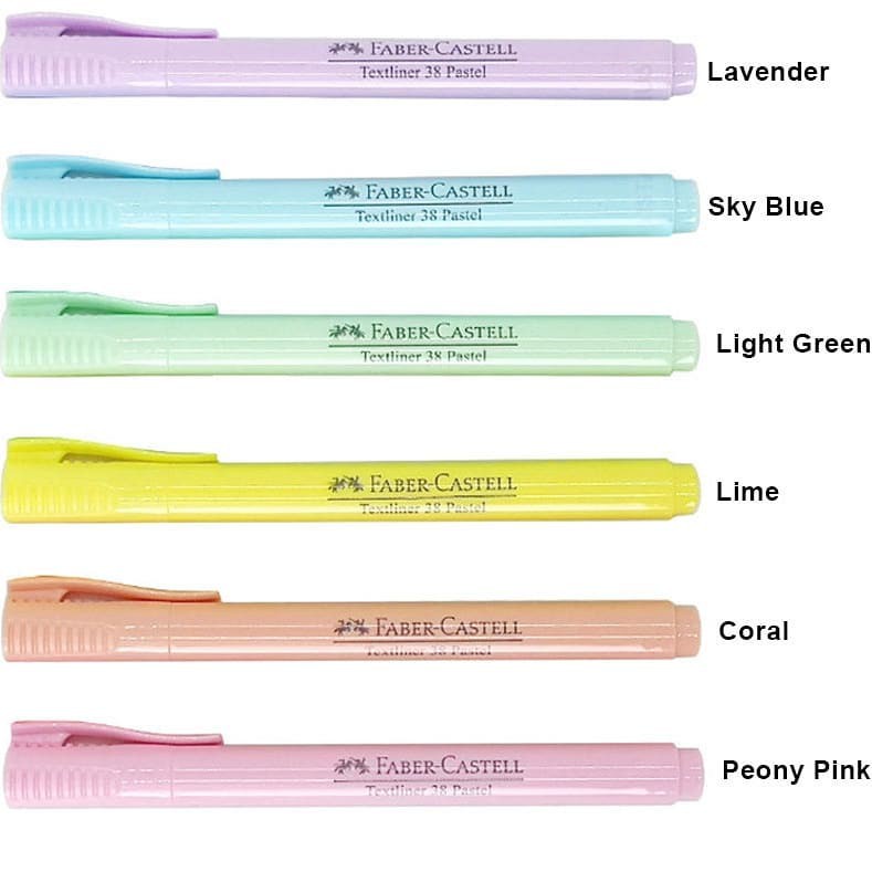 

FABER CASTELL TEXTLINER PASTEL SATUAN