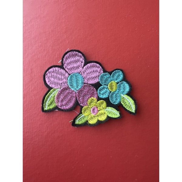 Patch Bordir Bunga