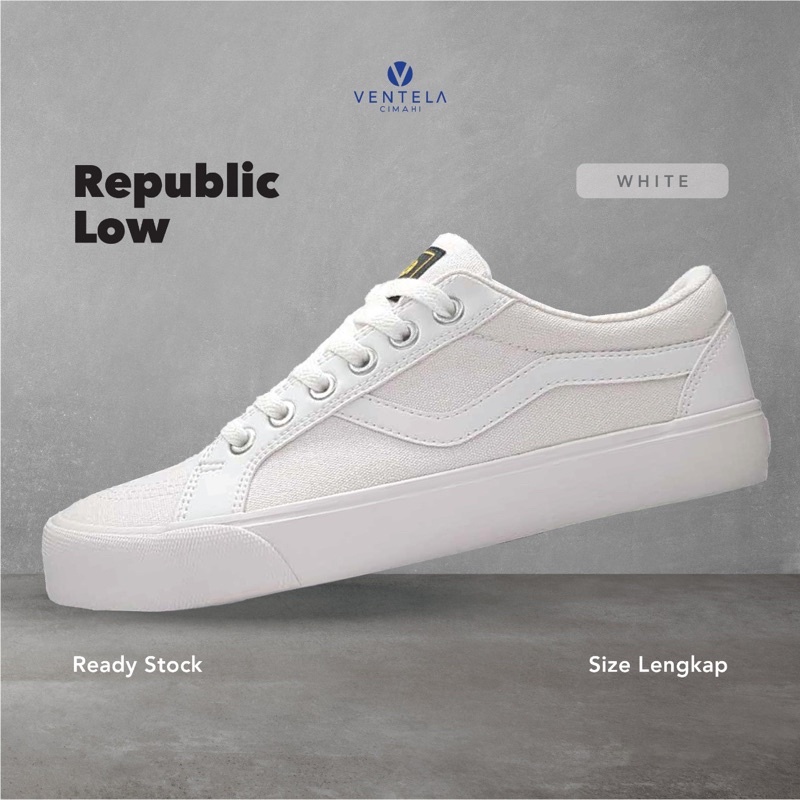 Ventela Republic Low White