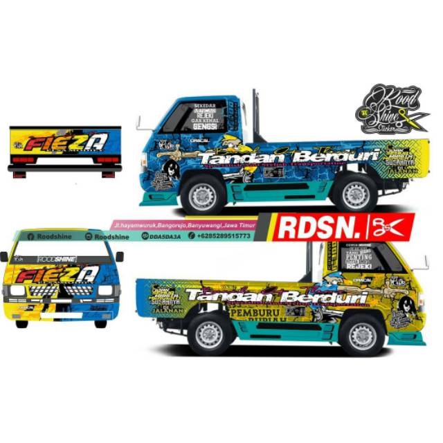 stiker mobil l300 Decal custom roodshine