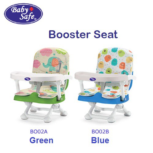 BABY SAFE POP N EAT BOOSTER GREEN/BLUE BO02A