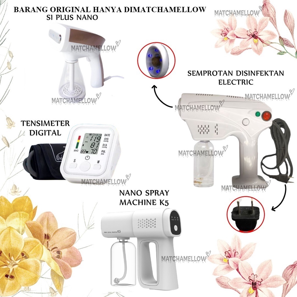 ❄️MATCHA❄️ SEMPROTAN DISINFEKTAN ELECTRIC/NANO SPRAY GUN/HUMIDIFIER PLUS LAMP PROJECTOR