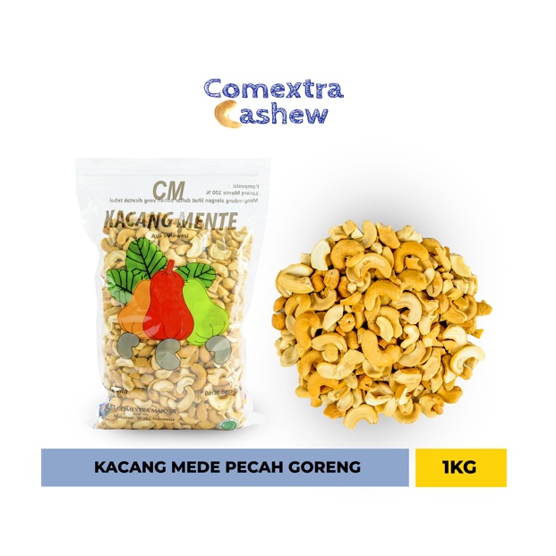 

Kacang Mede Comextra Pecah Goreng 1 Kg - Kacang Mete / Mente