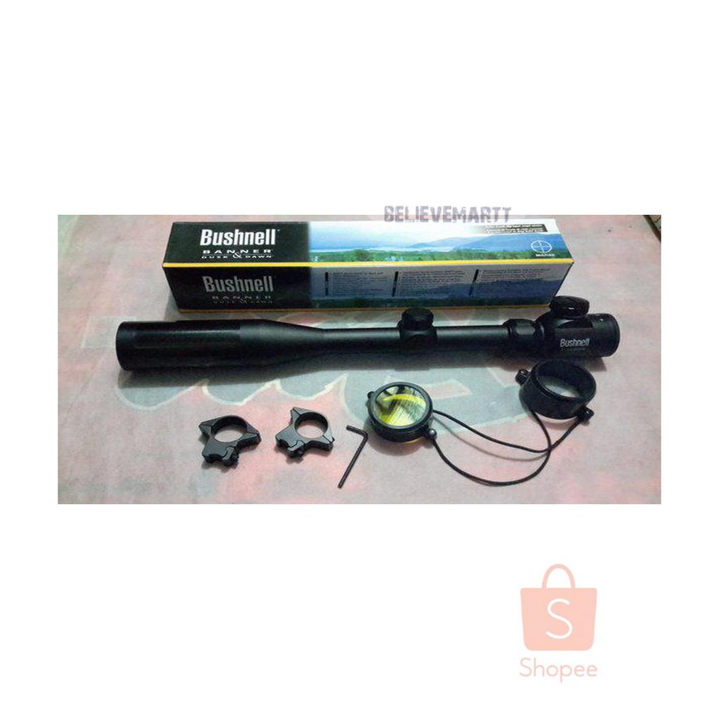 TEROPONG TPO2G1257 TELESCOPE BUSHNELL 3 9X40EG SUNHIDE SENAPAN ANGIN TELESKOP