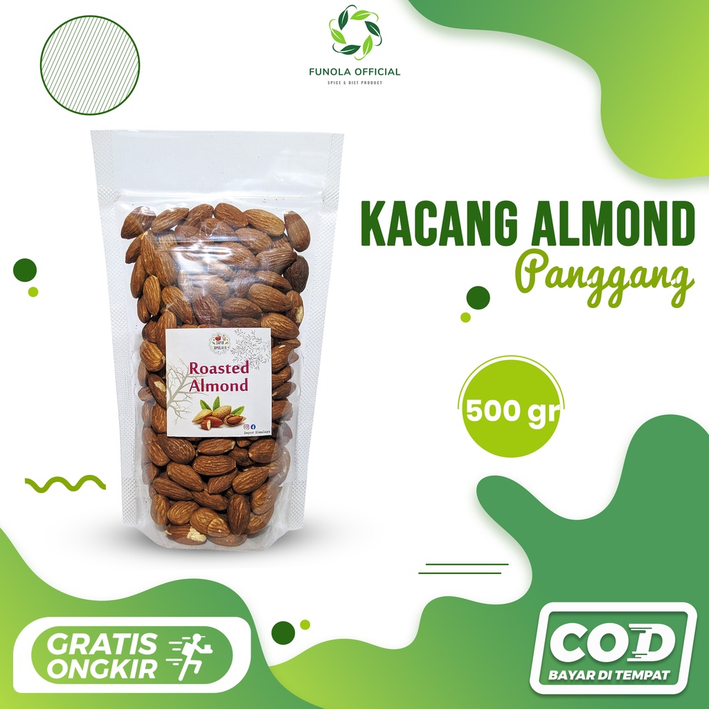 

KACANG ALMOND PANGGANG 500GR BIJI BIJIAN ALMON ROASTED MATANG 500 GR ORIGINAL CAMILAN CEMILAN ASI BOOSTER BOSTER KUPAS SLICE OVEN SUSU CRANBERRY PLUM PRUNE PRUNES BUAH APRICOT APRIKOT GOJI BERRY GOJIBERRY MILK RAISIN MEDE METE TEH PELANCAR HIJAU HERBAL