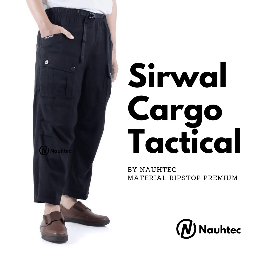 Celana Sirwal Cargo Tactical Motif Loreng Celana Outdoor Pria