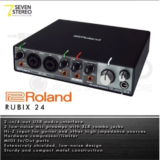 Roland RUBIX 24 USB Audio Interface - Soundcard