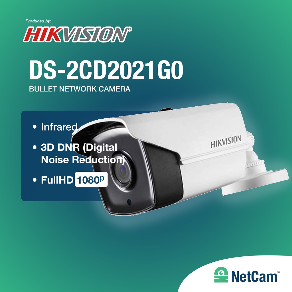 KAMERA OUTDOOR IP HIKVISION 2MP DS-2CD2021G0