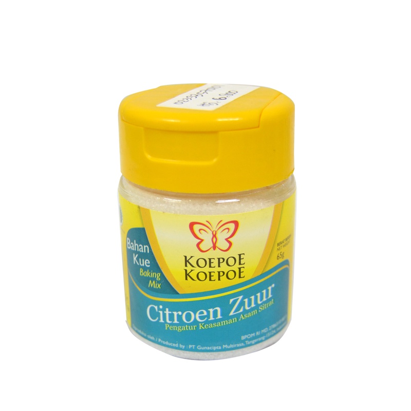 

Koepoe-Koepoe Citroen Zuur 65Gr