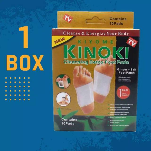 Kinoki Gold 1 Box (Isi 10 Lembar) Original