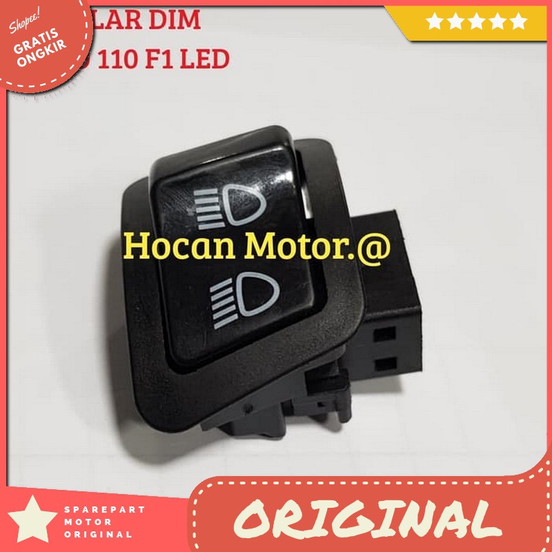 Tombol Dim Saklar Lampu Jauh Dekat Honda Vario 110 Fi Scoopy Fi Dll Original