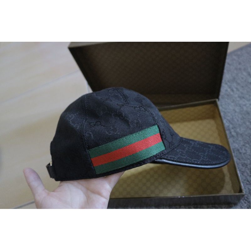 SOLD OUT Preloved Topi Gucci GG Kanvas Baseball Hat