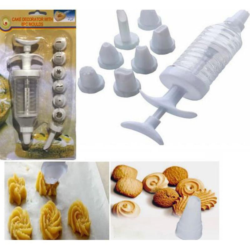 ALAT PENGHIAS KUE 8 IN 1 CAKE DECORATION 8 IN 1