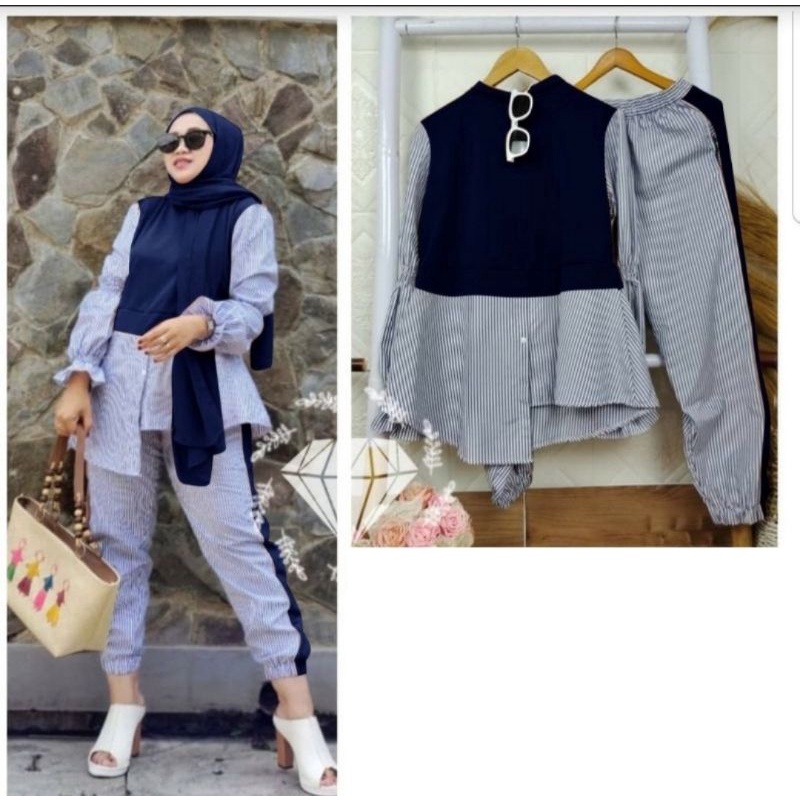 Set Kina (atasan + bawahan)