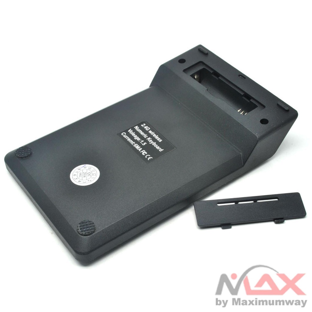 Taffware Keypad Numeric keyboard Wireless 2.4GHz 10 Meter nomor keybord  Numeric Keypad Numpad 18 Keys Portable Small-Size Digital Keyboard For Accounting Teller Laptop Notebook Tablets