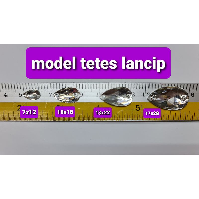 BERLIAN DIAMOND RESIN JEPANG TETES LANCIP perBUTIR