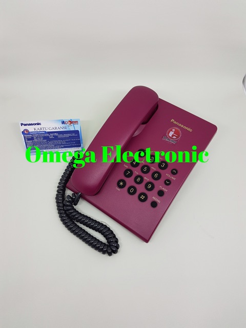 RESMI Panasonic KX-TS505MX - Pesawat Telepon Kantor Rumah Gantung Kabel KX-TS505 Single Line