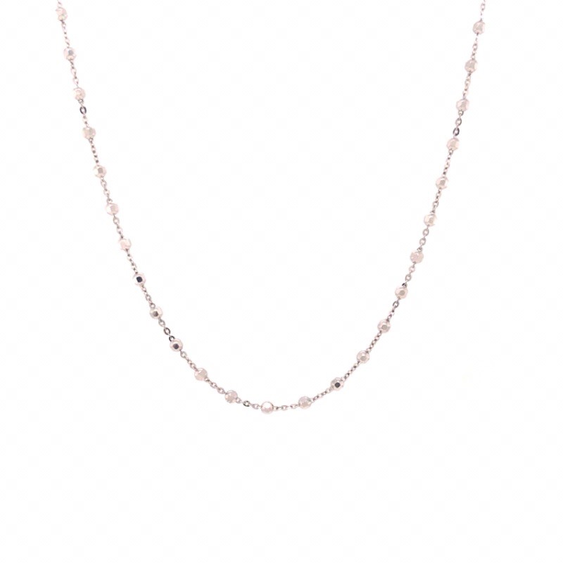 Rantai Kalung Emas Putih 17k (Rossy Siem)