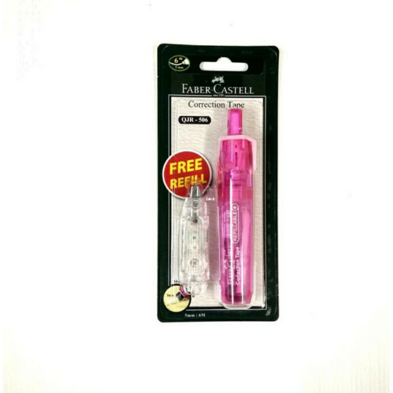 

Correction tape faber Castell QJR 506 (free refiil ) 5mm