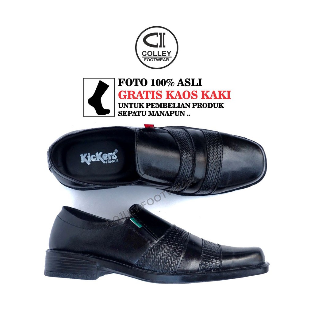 COD - Sepatu Pantofel Formal Motif / Sepatu Kerja Pria / Kantoran / Mengkilap CLY-PTL.001