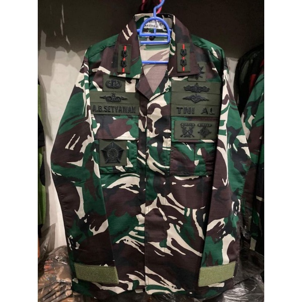 PROMO, 1 STEL PDL TNI BALOTELI PREMIUM WR TAHAN AIR PDL TNI MALVINAS WARNA JATAH PEMBAGIAN