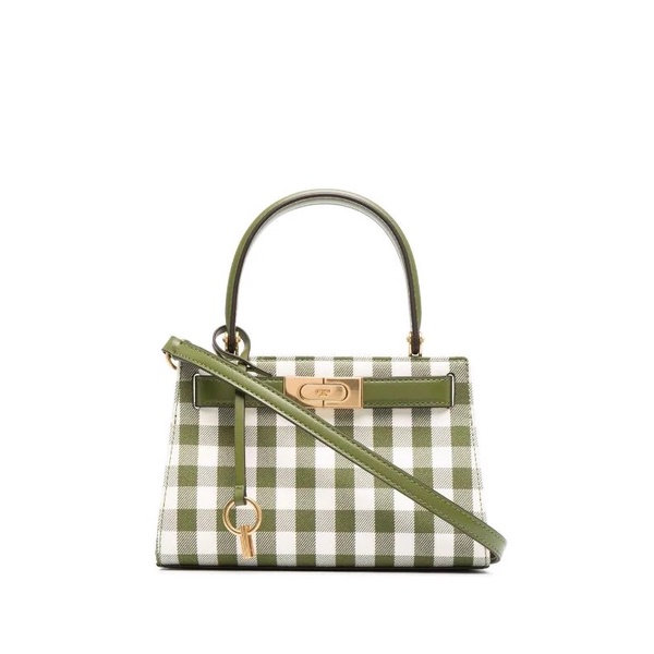 TORY BURCH LEE RADZIWILL GINGHAM PETITE BAG