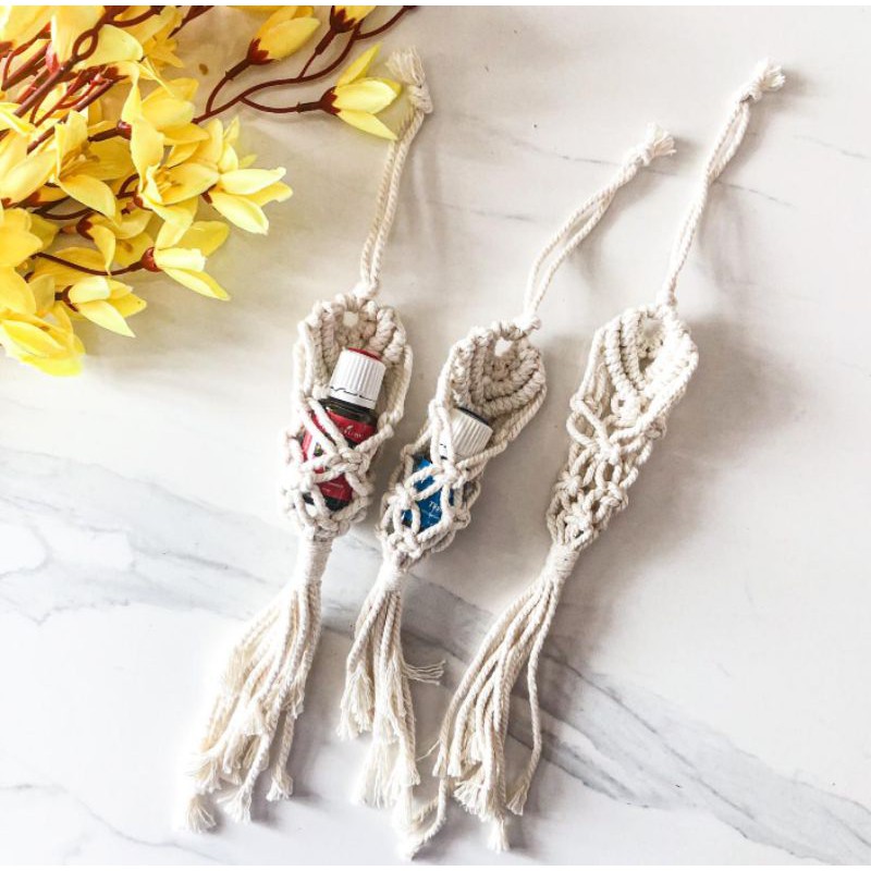 READY STOK) macrame gantungan esential oil/ macrame (DIF 009)