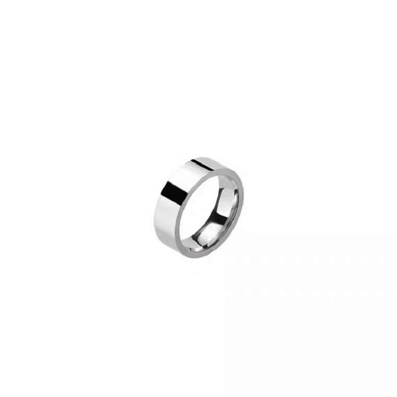 Cincin Bahan Titanium Steel Gaya Hip Hop Korea