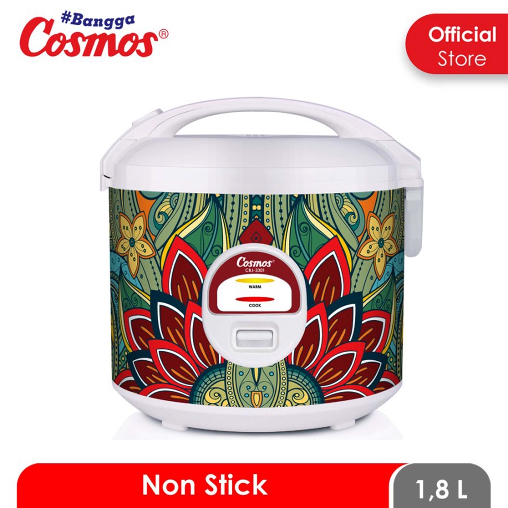 Rice Cooker Magic Com Mini Cosmos 0.6 0.8 1 1.2 1.8 2 2.5 Liter 3 in 1 Ricecooker Ricecoker Magicom Megicom Mejikom Mini Cosmos 0.6 0.8 1.2 1.8 2 2.5 Liter 3 in 1 CRJ 1001 101 N 1803 6601 6123 6023 3301 3302 3306 3237 6301 323 8288 8299 9303 6305  3232 N