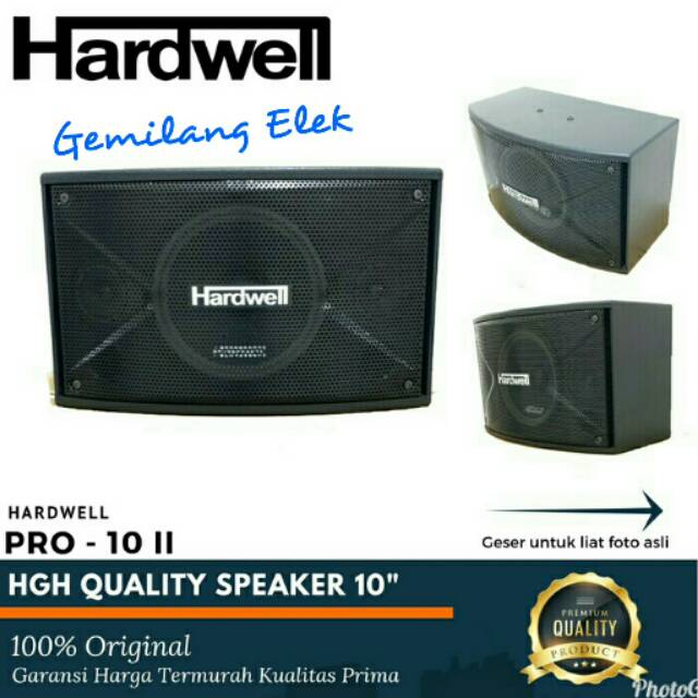 Speaker Karaoke HARDWELL PRO 10 II Original