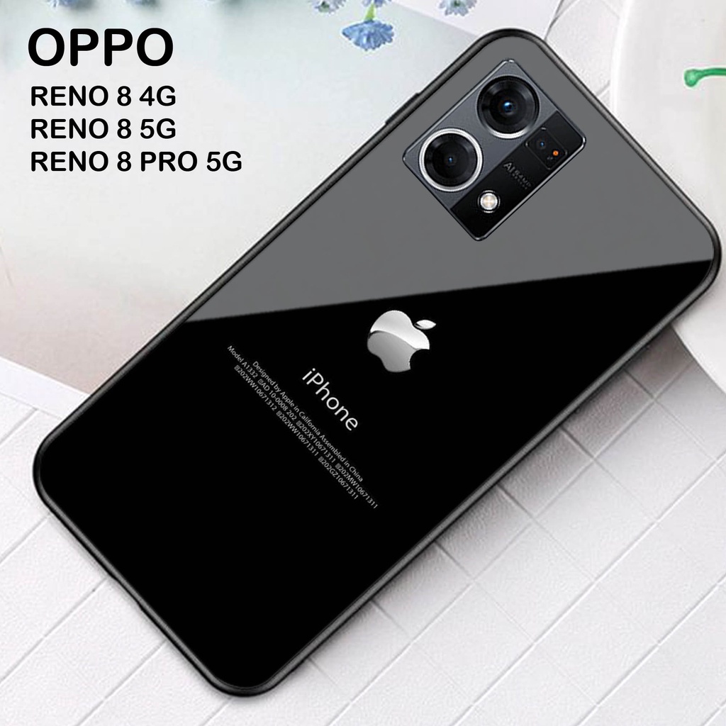 [A01] Softcase Kaca Kilau Oppo Reno 8 4g / Reno 8 5g / Reno 8 pro 5g  / Case Hp Oppo Reno 8 4g / Ren