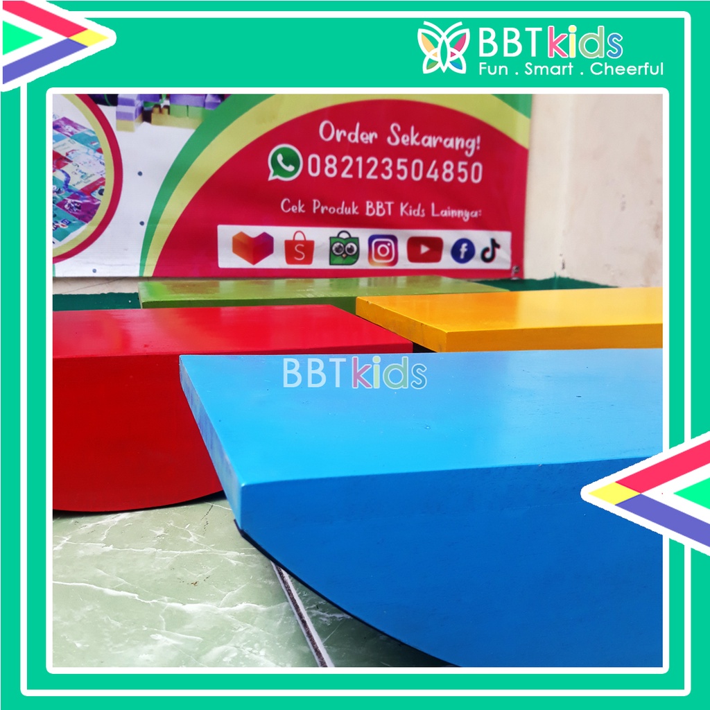 BALANCE BOARD BIG PAPAN KESEIMBANGAN ANAK WOODEN TOYS BALANCING BOARD MAINAN KAYU SOLID EDUKATIF GYMNASTIC