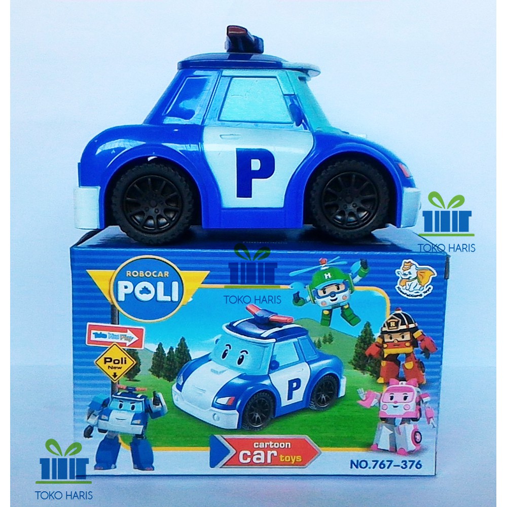 Mainan Anak Mobil Robocar Poli Bump And Go
