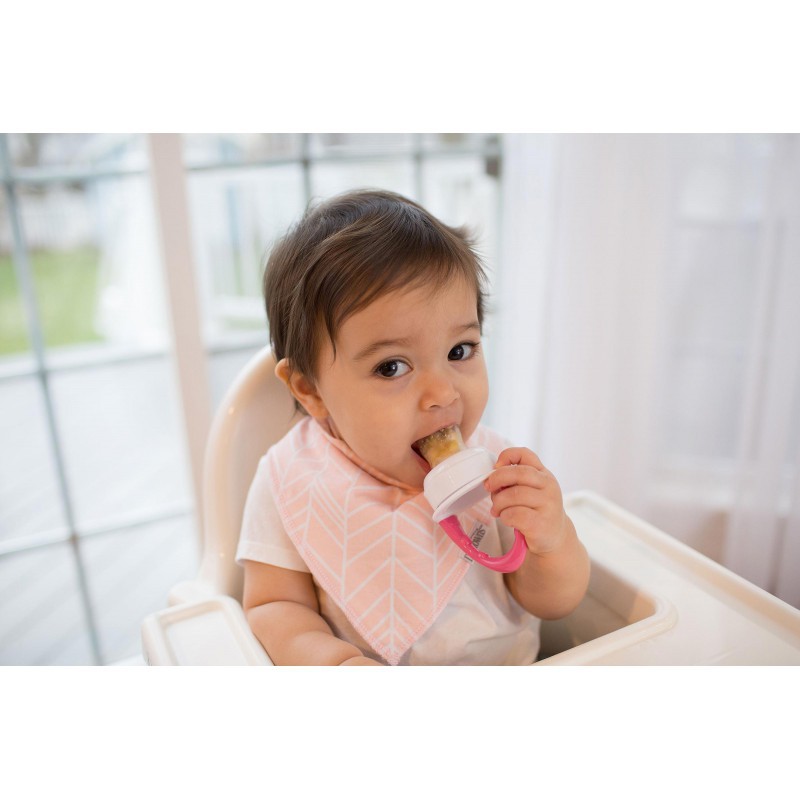 Dr. Brown's Fresh Firsts Silicone Feeder - Pink