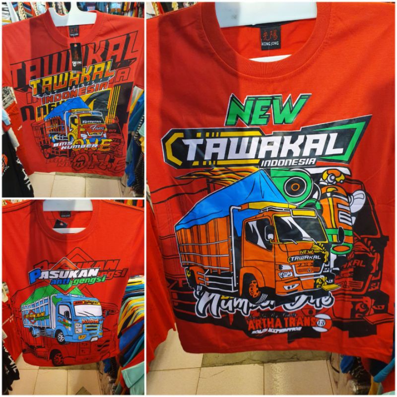 KAOS BAJU TRUCK MANIA / TRUCK OLENG ANAK TANGGUNG UMUR 2-15 TAHUN KIDS